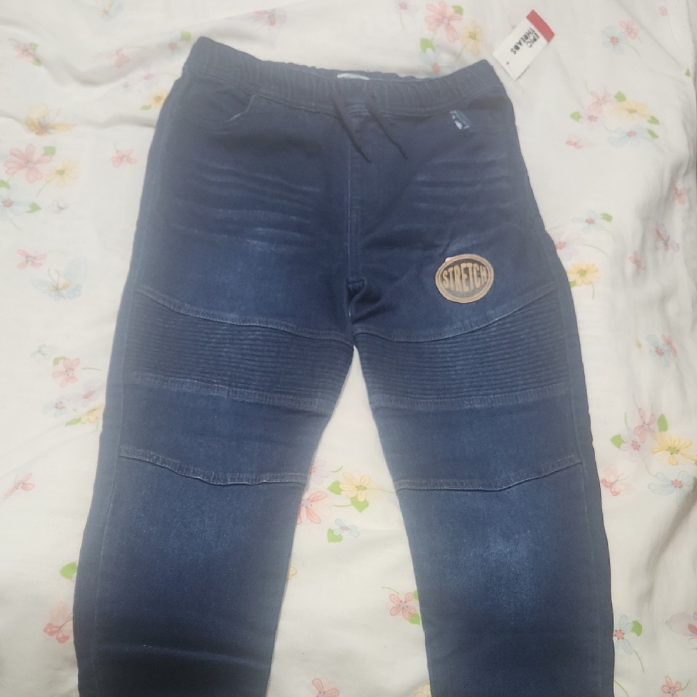 Kids Stretch Blue Jeans